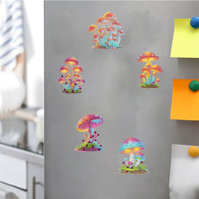 Load image into Gallery viewer, Mushroom Special Shape Diamond Painting Fridge Magnet for DIY Art Crafts