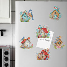 Load image into Gallery viewer, Bird Nest Special Shape Diamond Painting Fridge Magnet for DIY Art Crafts