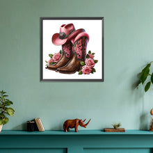 Load image into Gallery viewer, Diamond Painting - Full Round - cowboy boots (30*30CM)