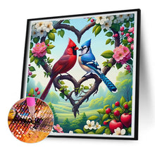 Load image into Gallery viewer, Diamond Painting - Full Round - cardinal bluebird (30*30CM)
