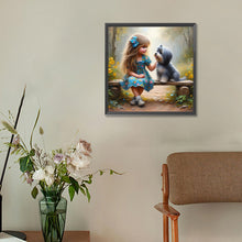 Load image into Gallery viewer, Diamond Painting - Full Round - Adorable children (30*30CM)