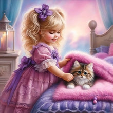 Load image into Gallery viewer, Diamond Painting - Full Round - Adorable children (30*30CM)