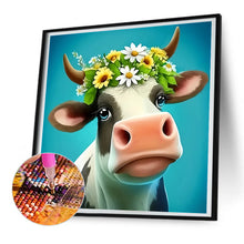 Load image into Gallery viewer, Diamond Painting - Full Round - dairy cow (30*30CM)
