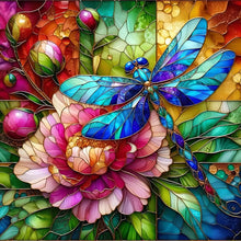 Load image into Gallery viewer, Diamond Painting - Full Round - butterfly dragonfly (30*30CM)