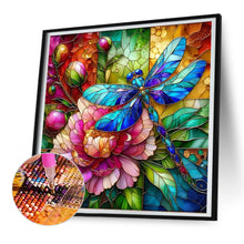 Load image into Gallery viewer, Diamond Painting - Full Round - butterfly dragonfly (30*30CM)