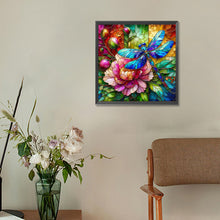 Load image into Gallery viewer, Diamond Painting - Full Round - butterfly dragonfly (30*30CM)