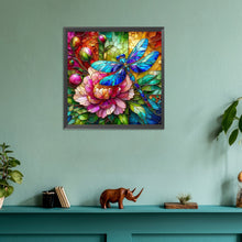 Load image into Gallery viewer, Diamond Painting - Full Round - butterfly dragonfly (30*30CM)