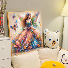 Load image into Gallery viewer, Diamond Painting - Full Round - butterfly fairy (40*40CM)