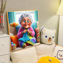 Load image into Gallery viewer, Diamond Painting - Full Round - grandma weaver (40*40CM)