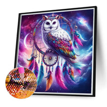 Load image into Gallery viewer, Diamond Painting - Full Round - dreamcatcher owl (40*40CM)