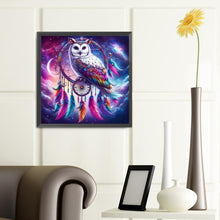 Load image into Gallery viewer, Diamond Painting - Full Round - dreamcatcher owl (40*40CM)