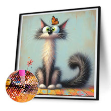 Load image into Gallery viewer, Diamond Painting - Full Round - funny kitten (40*40CM)