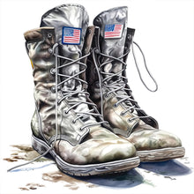 Load image into Gallery viewer, Diamond Painting - Full Round - cowboy boots (40*40CM)