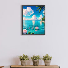 Load image into Gallery viewer, Diamond Painting - Full Square - Lotus by the water (30*40CM)
