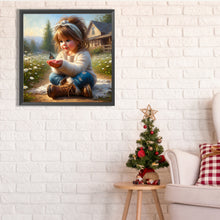 Load image into Gallery viewer, Diamond Painting - Full Square - little girl (30*30CM)