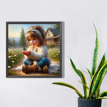 Load image into Gallery viewer, Diamond Painting - Full Square - little girl (30*30CM)