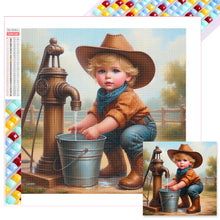 Load image into Gallery viewer, Diamond Painting - Full Square - cowgirl (30*30CM)