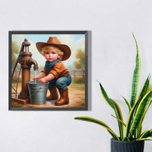 Load image into Gallery viewer, Diamond Painting - Full Square - cowgirl (30*30CM)