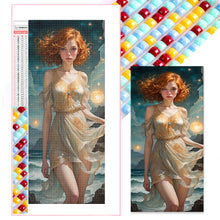 Load image into Gallery viewer, Diamond Painting - Full Square - seaside girl (40*80CM)