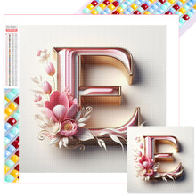 Load image into Gallery viewer, Diamond Painting - Full Square - Letter E (30*30CM)