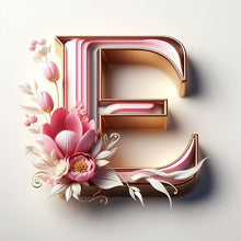 Load image into Gallery viewer, Diamond Painting - Full Square - Letter E (30*30CM)