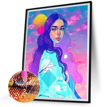 Load image into Gallery viewer, Diamond Painting - Full Round - girl (40*50CM)