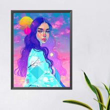 Load image into Gallery viewer, Diamond Painting - Full Round - girl (40*50CM)