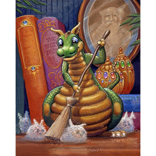 Load image into Gallery viewer, Diamond Painting - Full Square - little dragon man (40*50CM)
