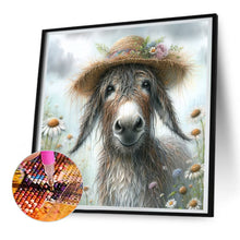 Load image into Gallery viewer, Diamond Painting - Full Round - Daisy Garden Donkey (30*30CM)