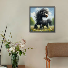 Load image into Gallery viewer, Diamond Painting - Full Round - Donkey in the grass (30*30CM)