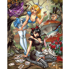 Load image into Gallery viewer, Diamond Painting - Full Round - Disney Alice's Bizarre Adventure (40*50CM)