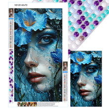 Load image into Gallery viewer, Diamond Painting - Full Round - Fantasy flower girl (40*75CM)