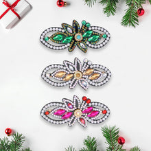 Load image into Gallery viewer, 3Pcs Leaf Flower DIY Diamond Painting Hairpin Diamond Hair Clips Gift for Girls