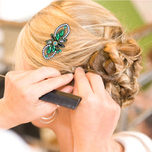 Load image into Gallery viewer, 3Pcs Leaf Flower DIY Diamond Painting Hairpin Diamond Hair Clips Gift for Girls