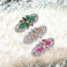 Load image into Gallery viewer, 3Pcs Leaf Flower DIY Diamond Painting Hairpin Diamond Hair Clips Gift for Girls