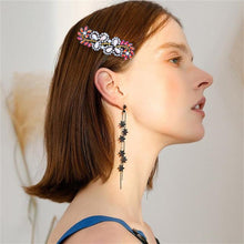 Load image into Gallery viewer, 3Pcs Leaf Flower DIY Diamond Painting Hairpin Diamond Hair Clips Gift for Girls