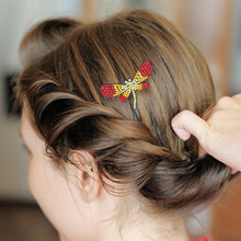 Load image into Gallery viewer, 3Pcs Dragonfly DIY Diamond Painting Hairpin Diamond Hair Clips Gift for Girls