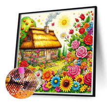 Load image into Gallery viewer, Diamond Painting - Full Round - house flowers (40*40CM)