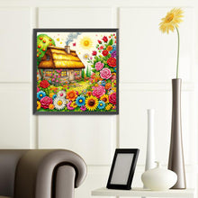 Load image into Gallery viewer, Diamond Painting - Full Round - house flowers (40*40CM)