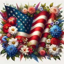 Load image into Gallery viewer, Diamond Painting - Full Round - American Independence Day (40*40CM)
