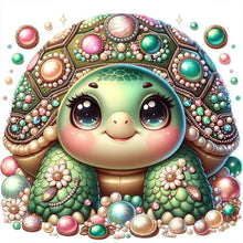 Load image into Gallery viewer, Diamond Painting - Full Round - pearl turtle (30*30CM)