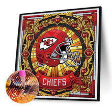 Load image into Gallery viewer, Diamond Painting - Partial Special Shaped - kansas city chiefs (30*30CM)
