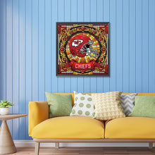 Load image into Gallery viewer, Diamond Painting - Partial Special Shaped - kansas city chiefs (30*30CM)