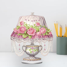 Load image into Gallery viewer, Acrylic Special Shape Flower Lamp Desktop Diamond Art Kits for Home Office Decor