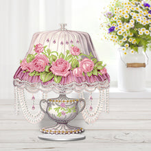 Load image into Gallery viewer, Acrylic Special Shape Flower Lamp Desktop Diamond Art Kits for Home Office Decor