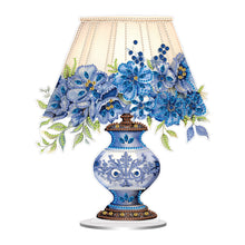 Load image into Gallery viewer, Acrylic Special Shape Flower Lamp Desktop Diamond Art Kits for Home Office Decor
