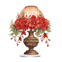 Load image into Gallery viewer, Acrylic Special Shape Flower Lamp Desktop Diamond Art Kits for Home Office Decor