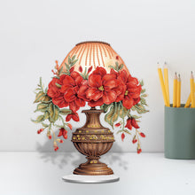 Load image into Gallery viewer, Acrylic Special Shape Flower Lamp Desktop Diamond Art Kits for Home Office Decor