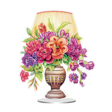 Load image into Gallery viewer, Acrylic Special Shape Flower Lamp Desktop Diamond Art Kits for Home Office Decor
