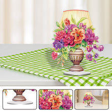 Load image into Gallery viewer, Acrylic Special Shape Flower Lamp Desktop Diamond Art Kits for Home Office Decor